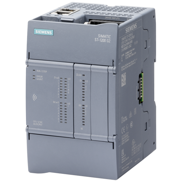 6ES7214-1AH50-0XB0 SIMATIC S7-1200 G2: compact CPU 1214C DC/DC/DC; power