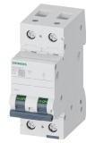 5SL6202-7 Miniature circuit breaker 400 V 6kA, 2-pole, C, 2A