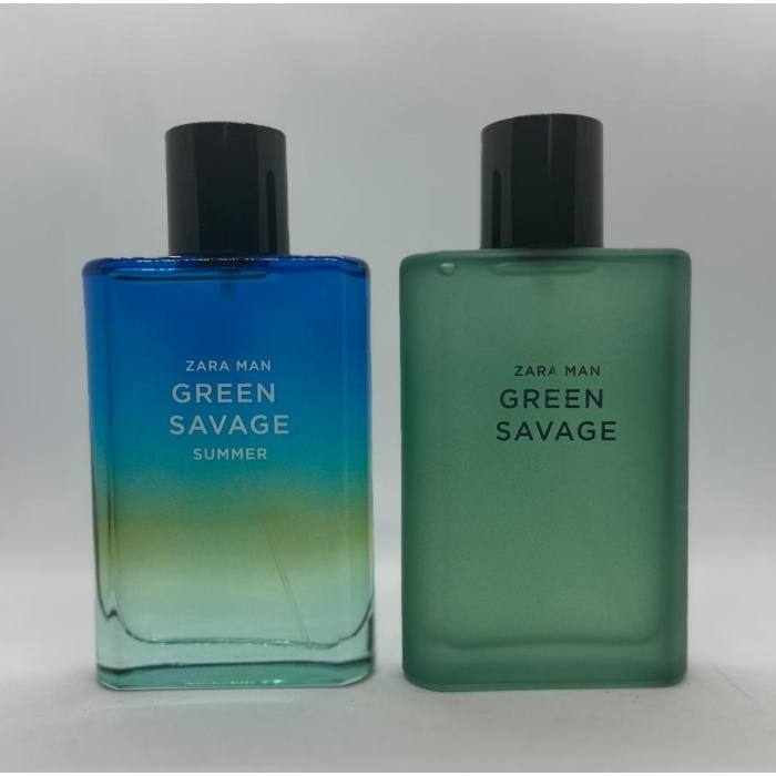 ZARA MAN GREEN SAVAGE + ZARA MAN GREEN SAVAGE SUMMER EDT 2X 90 ML      İNDİRİMSEHRİ