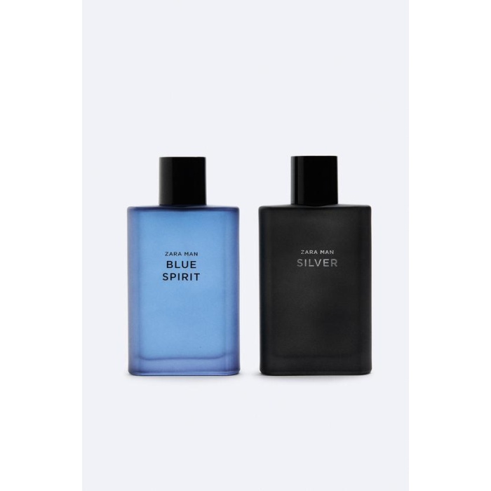 ZARA MAN SILVER + ZARA MAN BLUE SPIRIT EAU DE TOILETTE 2 X 90 ML  indirimsehri