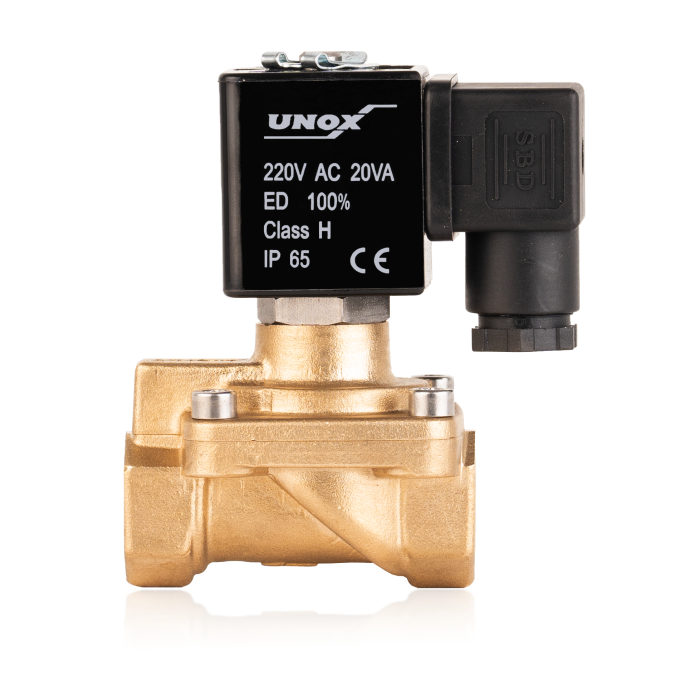 Unox Kompresör Normalde Açık Solenoid Valf (0,5-16 BAR)