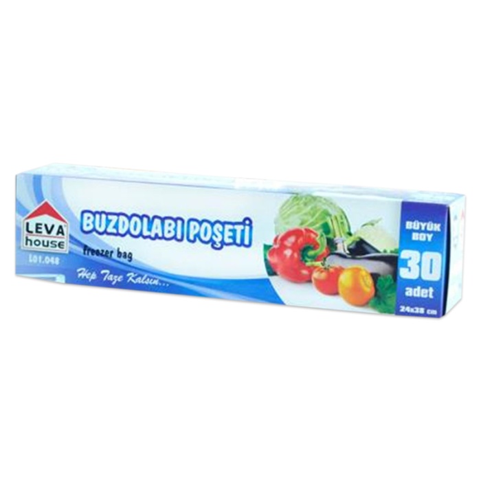 Leva Buzdolabı Poşeti Büyük Boy 30lu