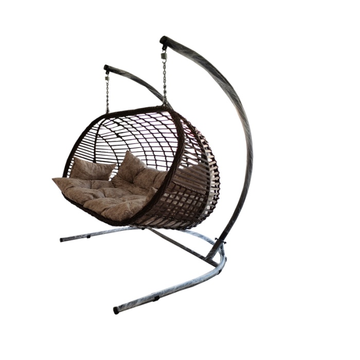 İşsevenler Çift Kişilik Rattan Armut  Salıncak iss-008347