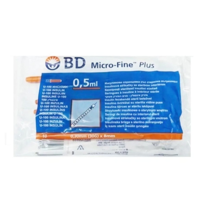 Bd Micro Fine Plus 0.5ml İnsülin Enjektörü 10 adet