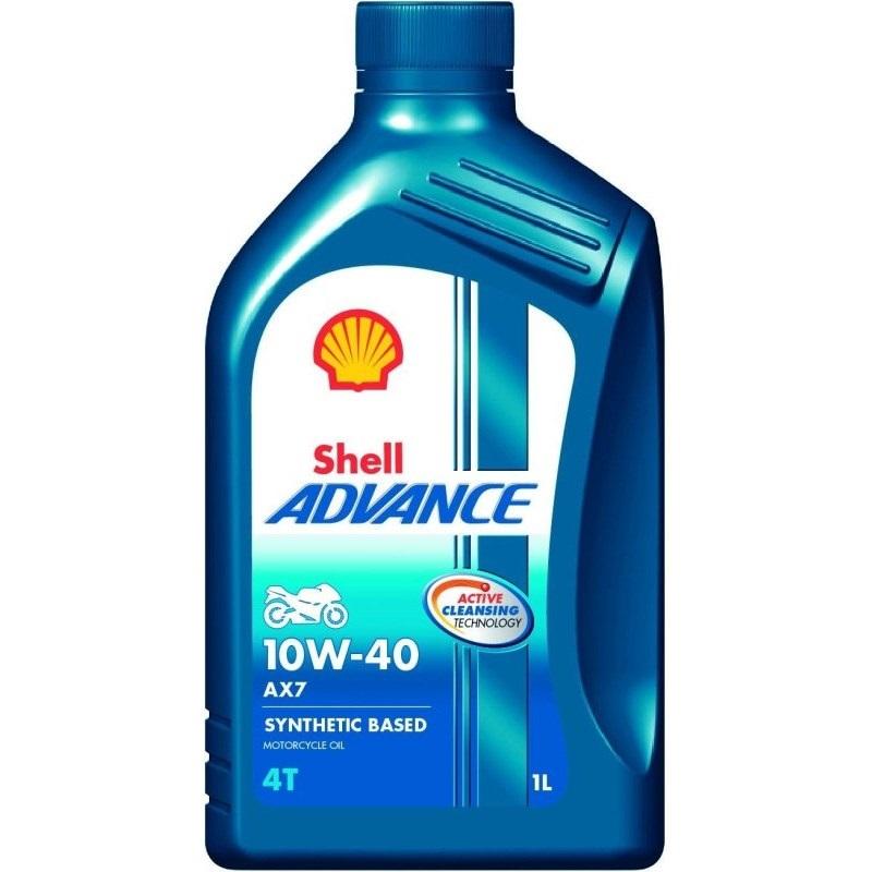 Shell Advance AX7 10W-40 1 Litre | Motosiklet motorunuz için yüksek performans ve koruma sağlar, İzmir Yağ Sanayi güvencesiyle.