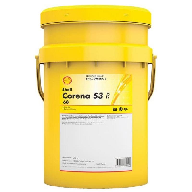 Shell Corena S3 R 68 20 Litre | kompresör yağı, endüstriyel hava kompresörleriniz için üstün performans ve dayanıklılık sunar.