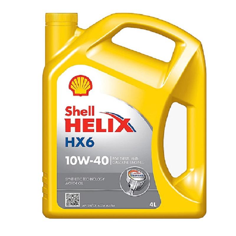 Shell Helix HX6 10W-40 4 Litre | motor yağı, motorunuzu temiz tutar ve üstün performans sağlar.