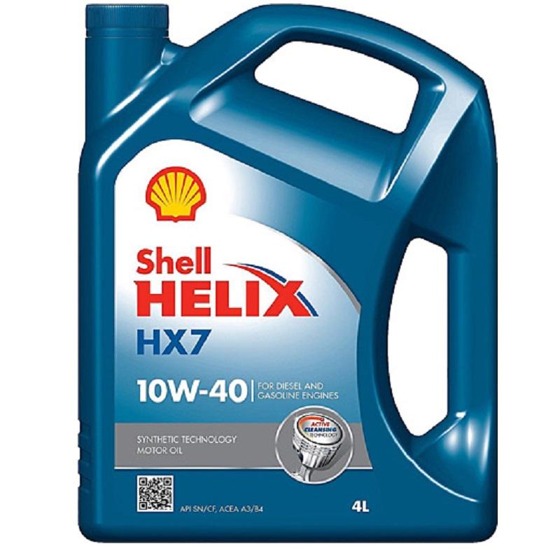 Shell Helix HX7 10W-40 4 Litre | Motorunuzu korur ve performansını artırır, İzmir Yağ Sanayi güvencesiyle.