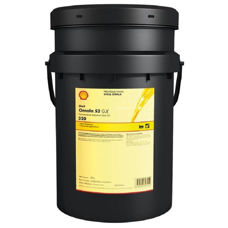 Shell Omala S2 GX 320 20 Litre | dişli yağı, endüstriyel dişlilerde üstün koruma ve performans sunar.