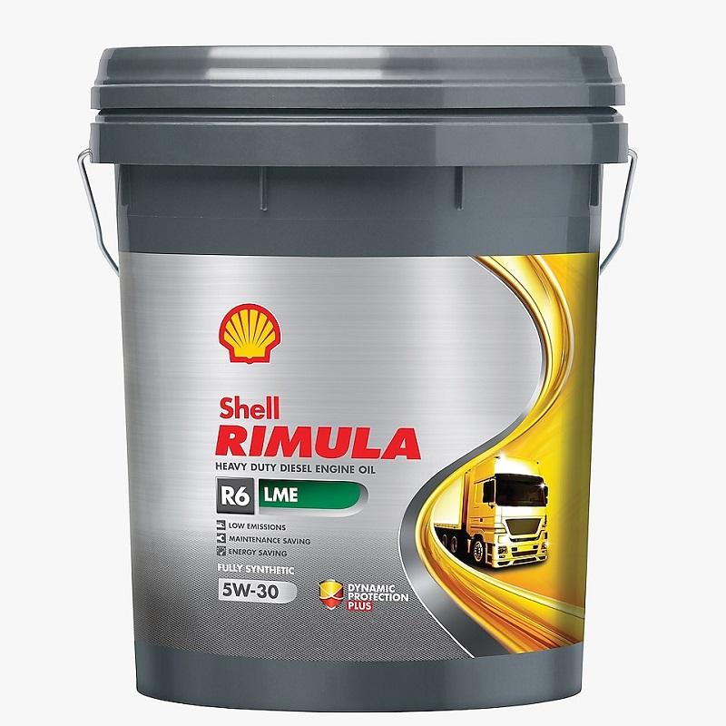 Shell Rimula R6 LME 5W-30 20 Litre | ağır hizmet motorlarında üstün koruma ve yakıt tasarrufu sağlar