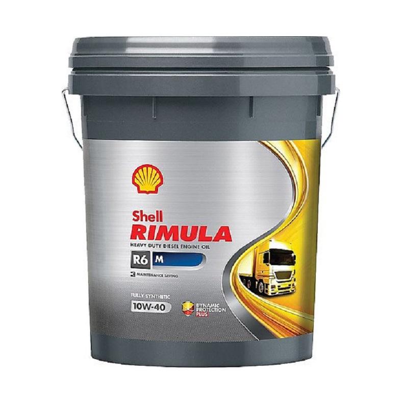 Shell Rimula R6 M 10W-40 20 Litre | ağır hizmet motorlarında üstün koruma ve performans sunar.