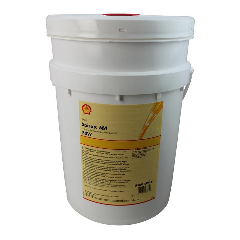 Shell Spirax MA 80 20 Litre | manuel transmisyonlarda üstün performans ve koruma sunar.