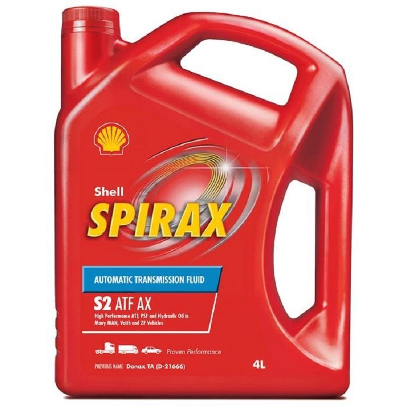 Shell Spirax S2 ATF AX 4 Litre | otomatik şanzımanlarda yüksek performans ve dayanıklılık sunar.