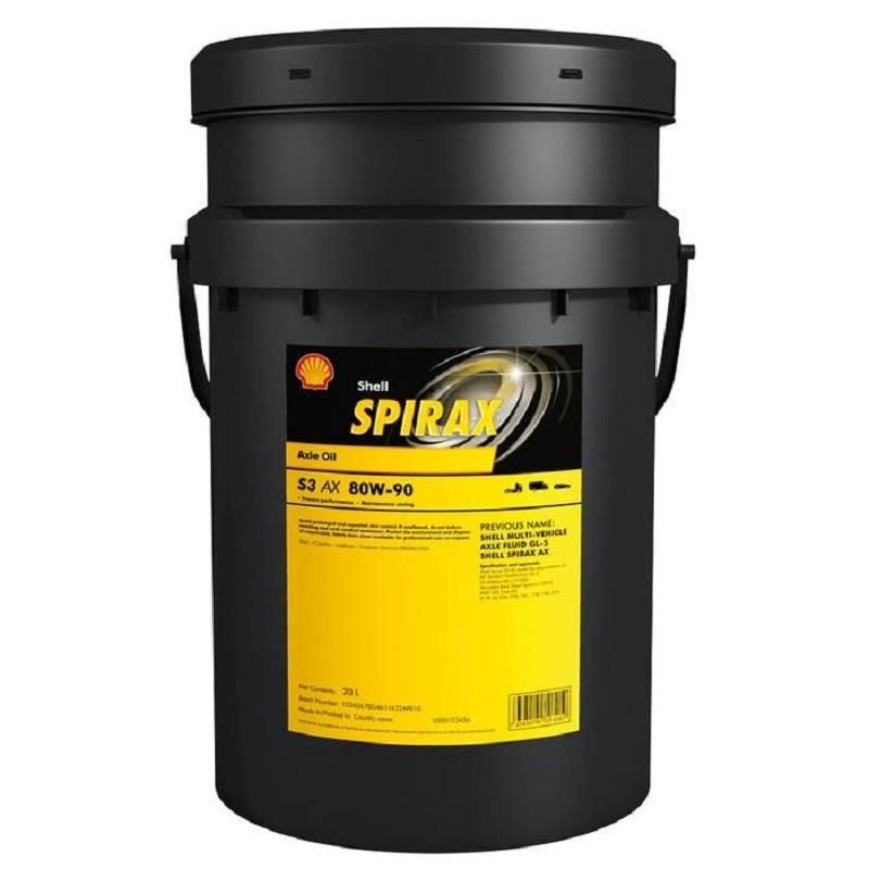 Shell Spirax S3 AX 80W-90 20 Litre | ağır hizmet dişli sistemlerinde yüksek performans ve dayanıklılık sunar.