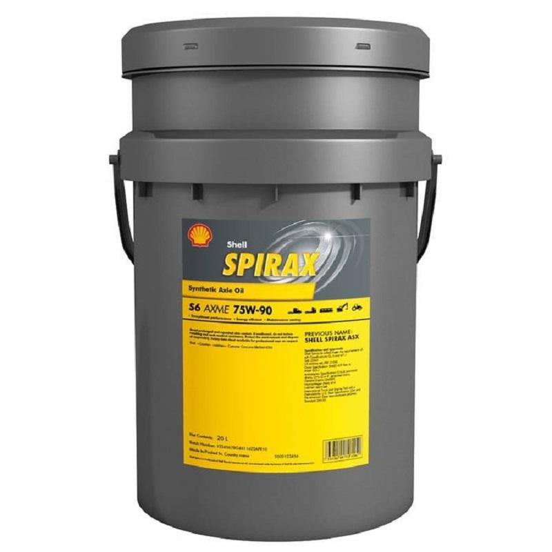 Shell Spirax S6 AXME 75W-90 20 Litre | ağır yük altında çalışan diferansiyel ve şanzımanlarda mükemmel performans sunar.