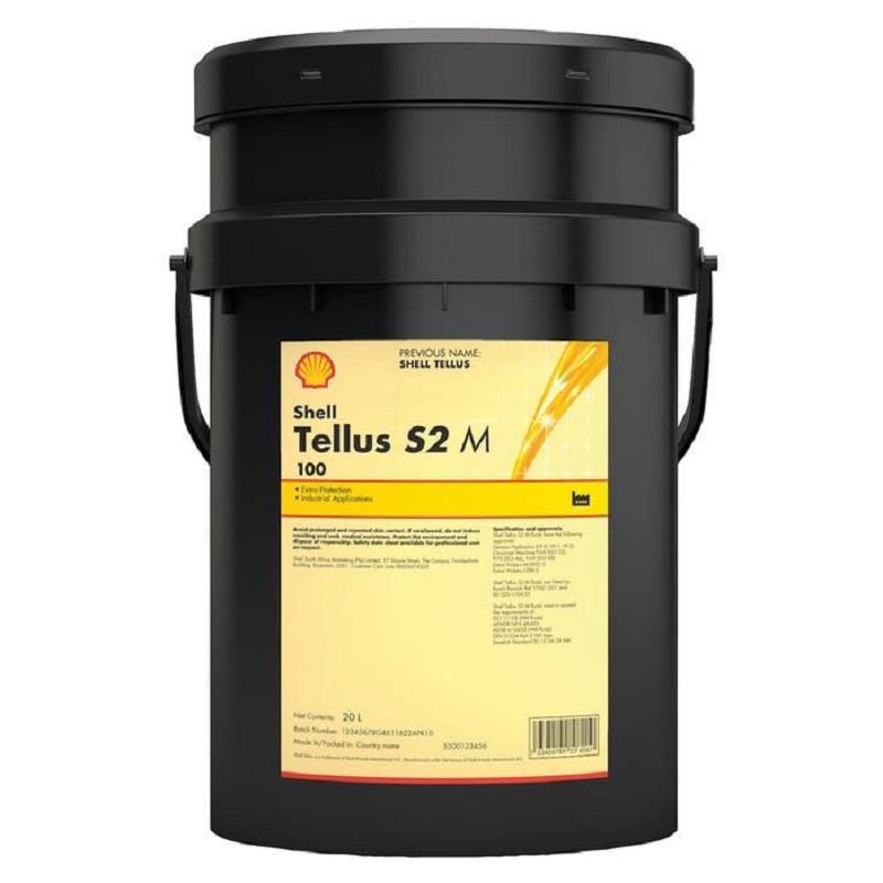 Shell Tellus S2 M 100 20 Litre | endüstriyel hidrolik sistemlerinde üstün performans ve koruma sunar.