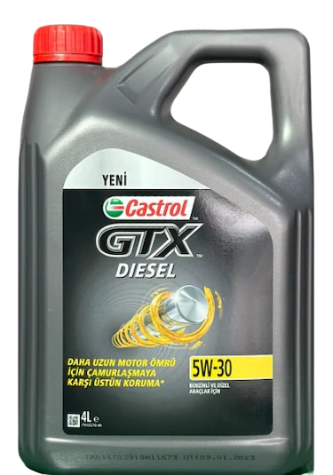 Castrol Gtx Dıesel 5w-30 4 Lt, izmir yağ sanayi, izmiryagsanayi