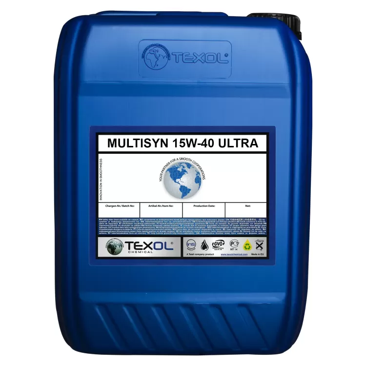 Texol Multisyn 15W-40 Ultra 20 Lt