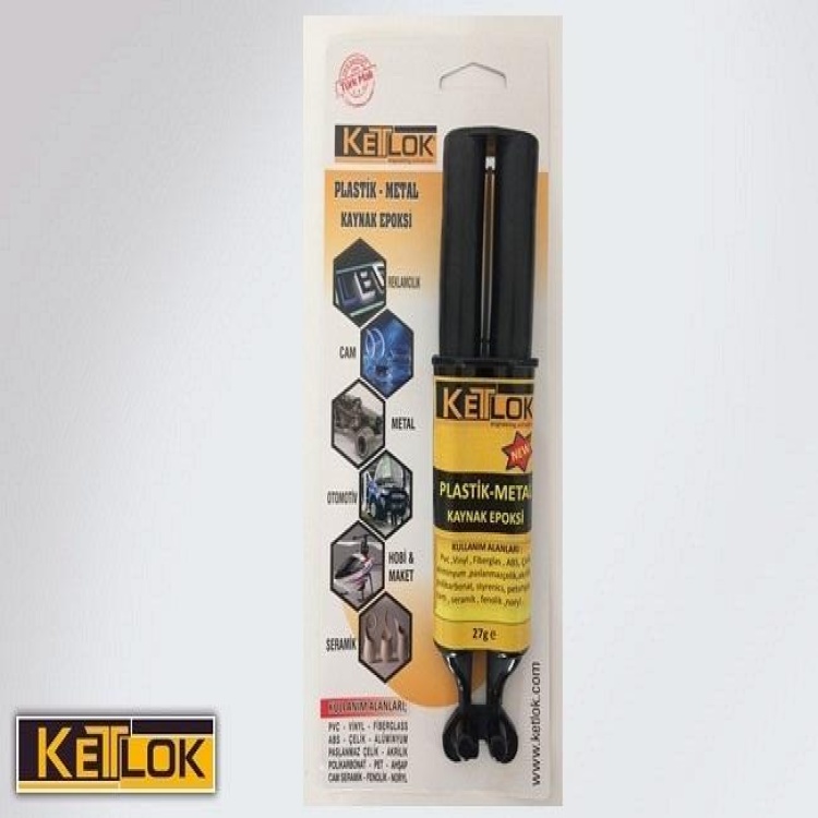 KETLOK PLASTİK METAL KAYNAK ŞIRINGA EPOKSİ