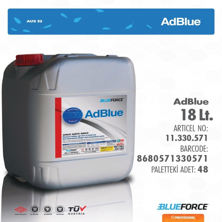 BLUEFORCE 18 lt AdBlue Bidon