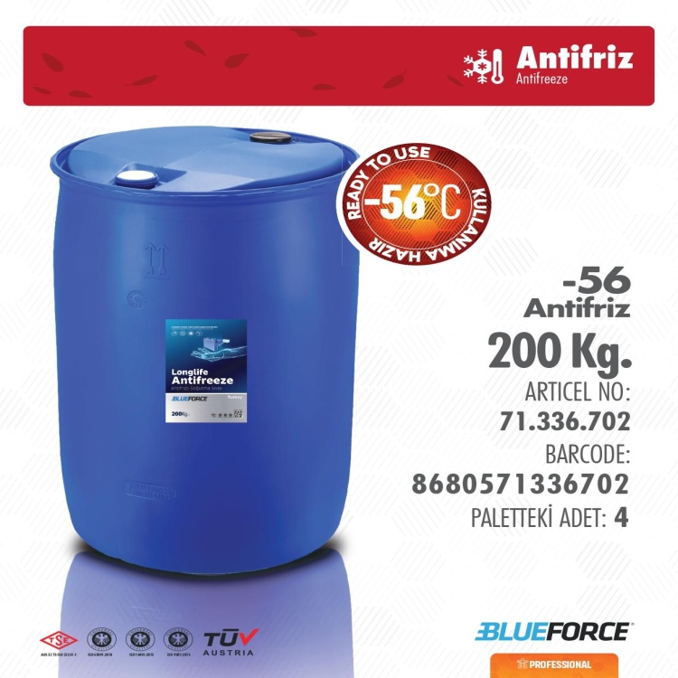 BULEFORCE 200 KG ANTİFRİZ (-56°)