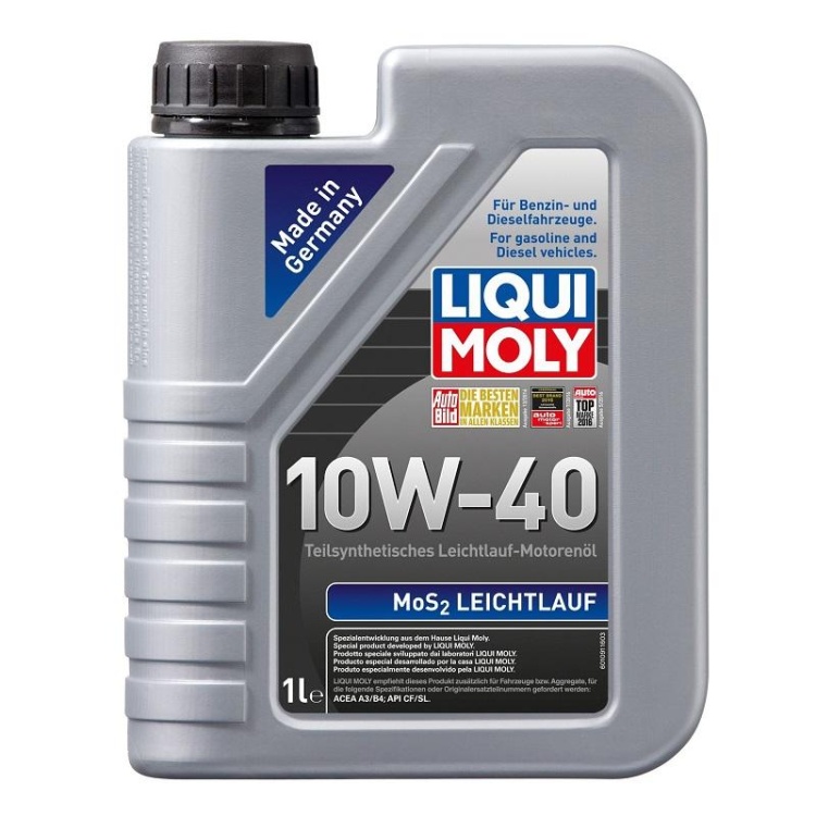 Liqui Moly 10W40 Motor Yağı MoS2li Kısmi Sentetik LEICHTLAUF 1 Litre (2626)