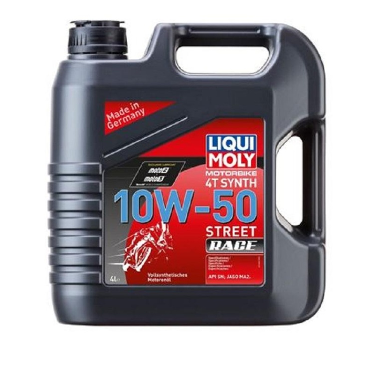 Liqui Moly 10W50 4T RACE Motosiklet Tam Sentetik Motor Yağı 4 Litre (1686)