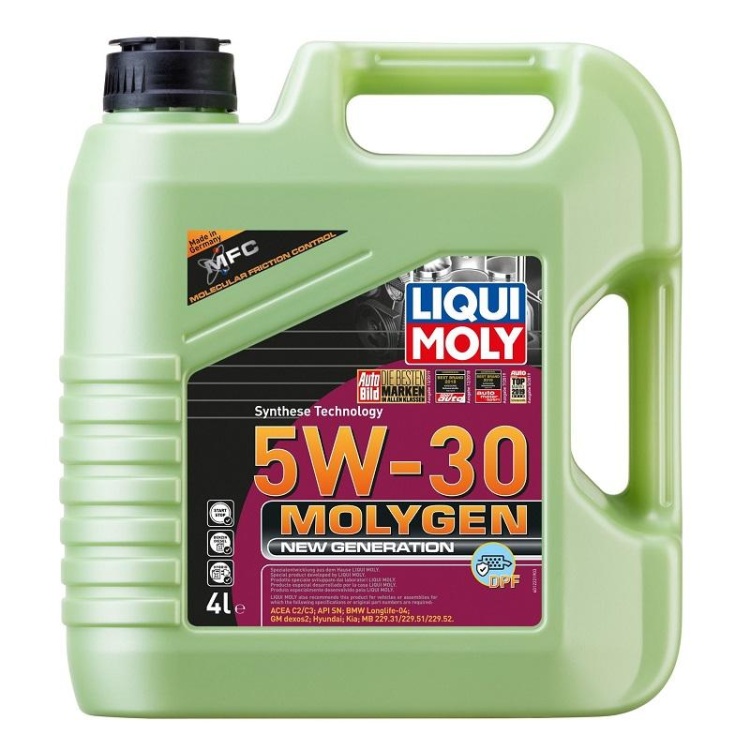 Liqui Moly 5W30 DPF Motor Yağı Molygen New Generation 4 Litre (21225)