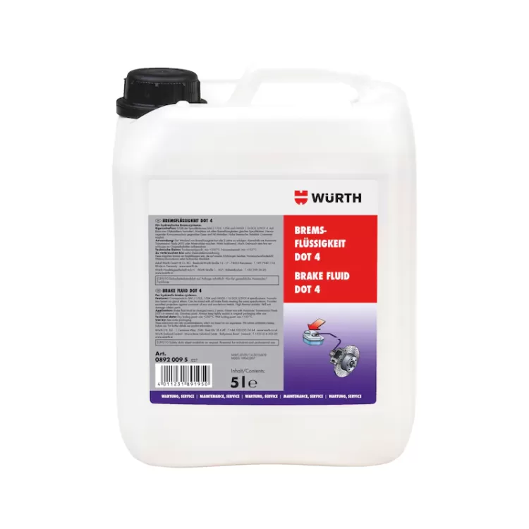 WÜRTH FREN HİDROLİĞİ DOT 4 5 L