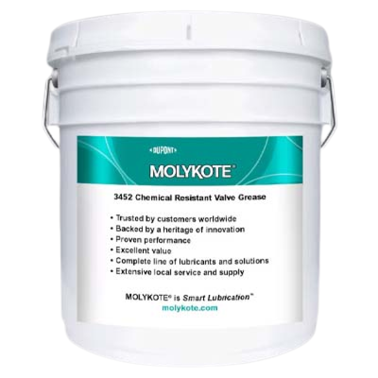 Molykote® 3452 Chemical Resistant Valve Grease 4.5 kg