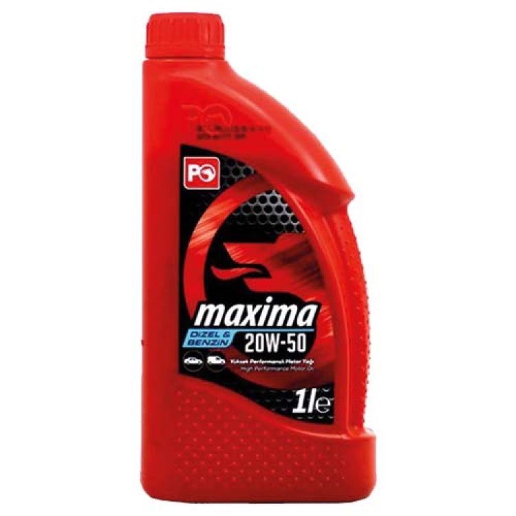 PETROL OFİSİ  MAXIMA BENZİNLİ 20W-50 (1 LT)