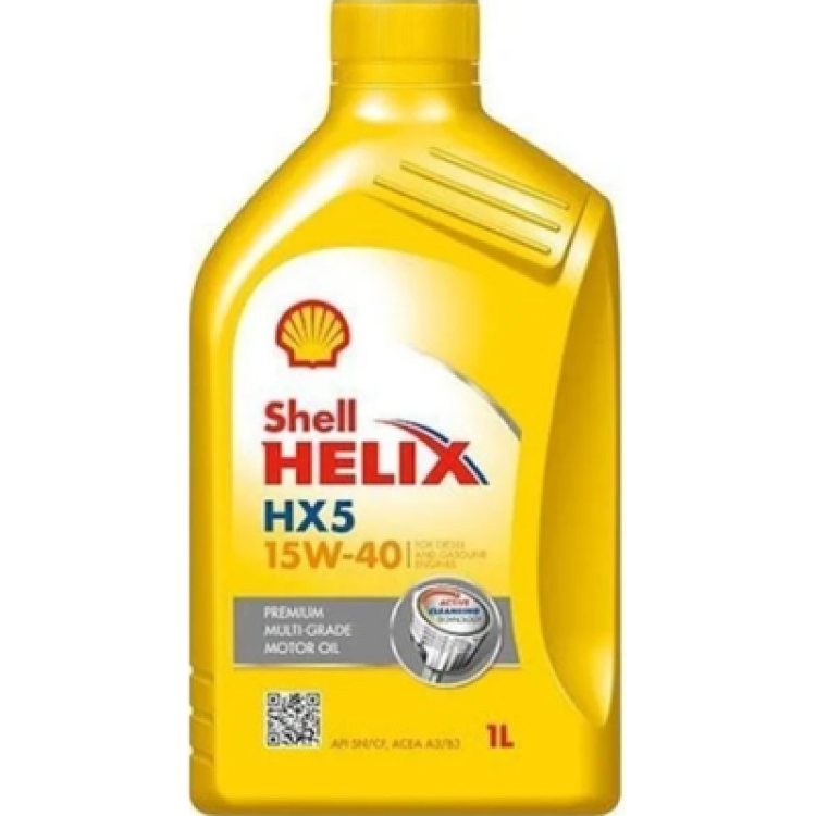 Shell Helix HX5 15W-40 SN A3/B3  1 Litre