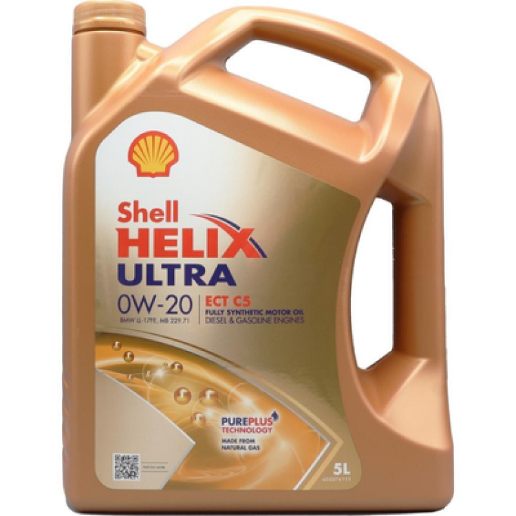 Shell Helix Ultra ECT C5 0W-20 SN C5 5 Litre