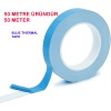 MAVİ TERMAL BANT 13MM 50METRE, LED BAR İÇİN, ÇİFT TARAFLI BANT, BLUE THERMAL TAPE 13MM 50METER