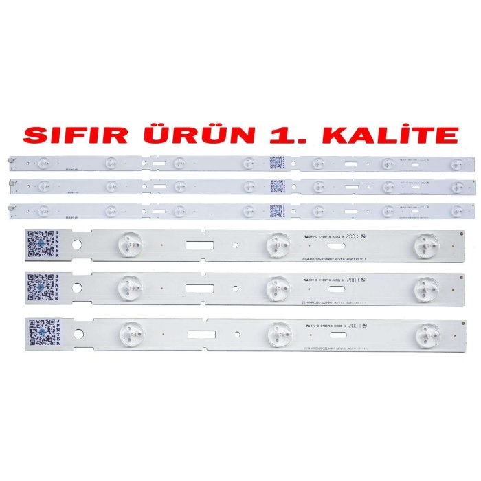 ARÇELİK, A32LW5433, A32LW5533, A32LB5533, A32LB6536, ALTUS 32L4511, AL32LBM510, BEKO B32LB5533, B32LW5433, B32LW5533, B32LB6536, GRUNDIG 32VLE6536, 32VLE6520, 32CLE6525, LED BAR, SAMSUNG_2014ARC320_3228 NTA606 LED BAR TAKIMI