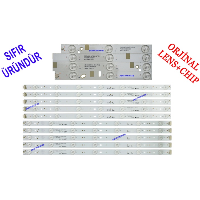 SABA 50BRD03, SKYTECH ST-5040, ST-5050, LED BAR, BACKLIGHT, REDLİNE 50EX7550 LED BAR, SABA 50HKN2727 LED BAR, ZDCX50D14L-ZC14F , ZDCX50D14R-ZC14F CX500DLEDM