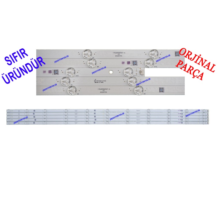 VESTEL, 55UA9631, 55UA9540, 55U9631, LED BAR, BACKLIGHT, PANEL LEDLERİ, 17DLB55NER27-A, 30113553, 30113553CCC2