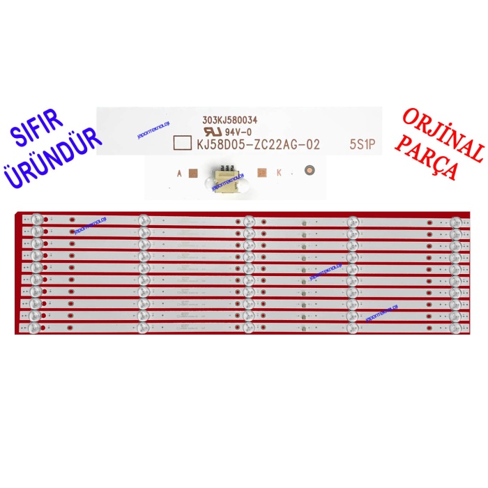 DIJITSU, 58DS8500 TV LED BAR, KJ58D05-ZC22AG-02, 303KJ5800, CCAMV AMV-D58