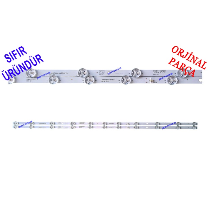 SABA, SABA SB43F250, LED BAR, PANEL LEDLERİ, JL.D430B1330-006BS-M_V01, SJ.CX.D4301101-3030JS-M, JL.D430B1330-006BS-M_V01