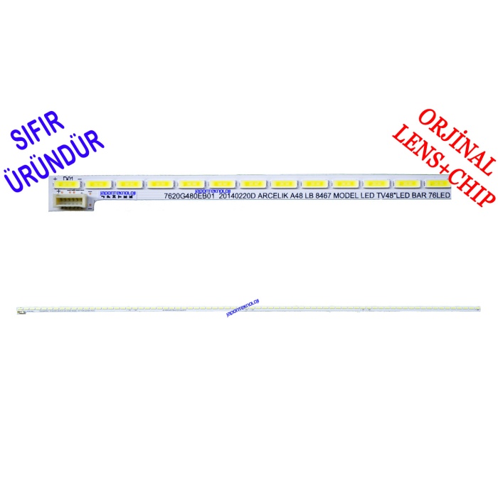 ARÇELİK A48LW8467, A48 LB 8467, 48LB8477, A48LB8477 , B48LB8477 LED BAR, 480Tf01 V1, E117098,E150504 Tv Led Bar,