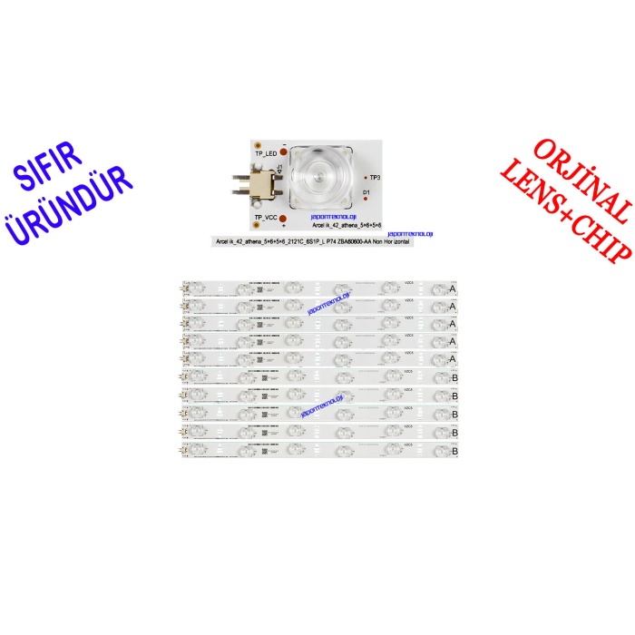 ARCELIK, BEKO, A42L8542, B42L8542, A42LW8477, B42LW8477, A42LB8477, B42LB8477, A42L8532, B42L8532, LED BAR, BACKLIGHT, Arcelik_42_athena