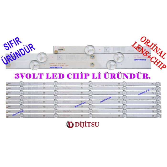 DIJITSU, 55DS7700, 55DS8800, LED BAR, PANEL LEDLERİ, 55DS7700 BACKLIGHT, K550WDC1 A2, K550WDC1 A1,