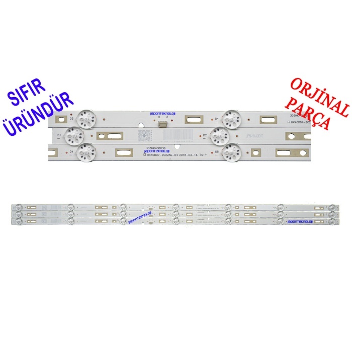 PROFİLO, profilo, 40PA315E, LED BAR, BLAUPUNKT, BL40135, LED BAR, BACKLIGHT, PANEL LEDLERİ, 06-40F1-3X7-755X14-190911, 261501009110, 12260,