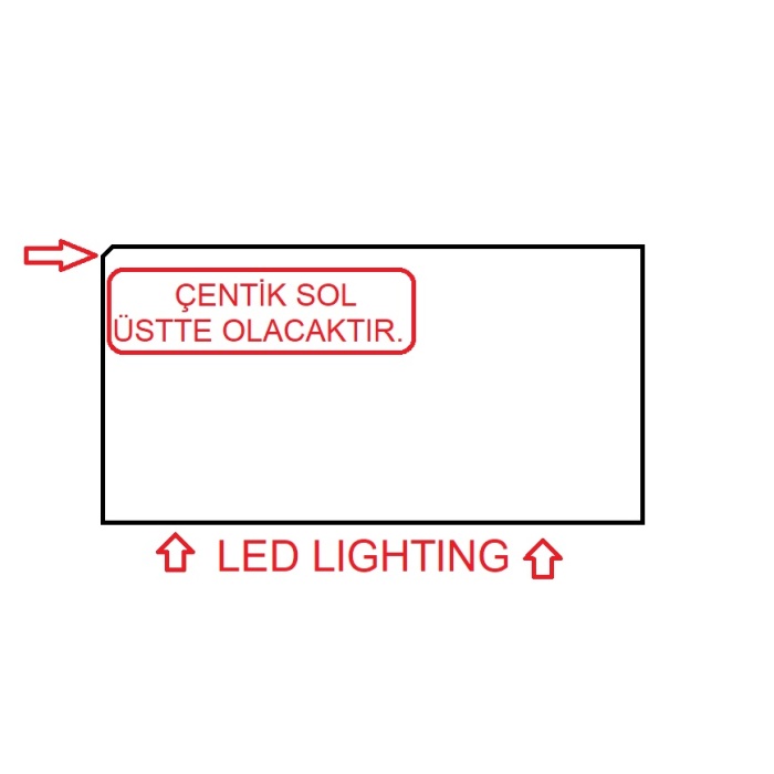 ARÇELİK, BEKO, GRUNDIG, 55, 55INC, LGP, DIFFUSER, REFLEKTÖR, YANSITICI, 55L9672, 55L9683, 55VLX8600