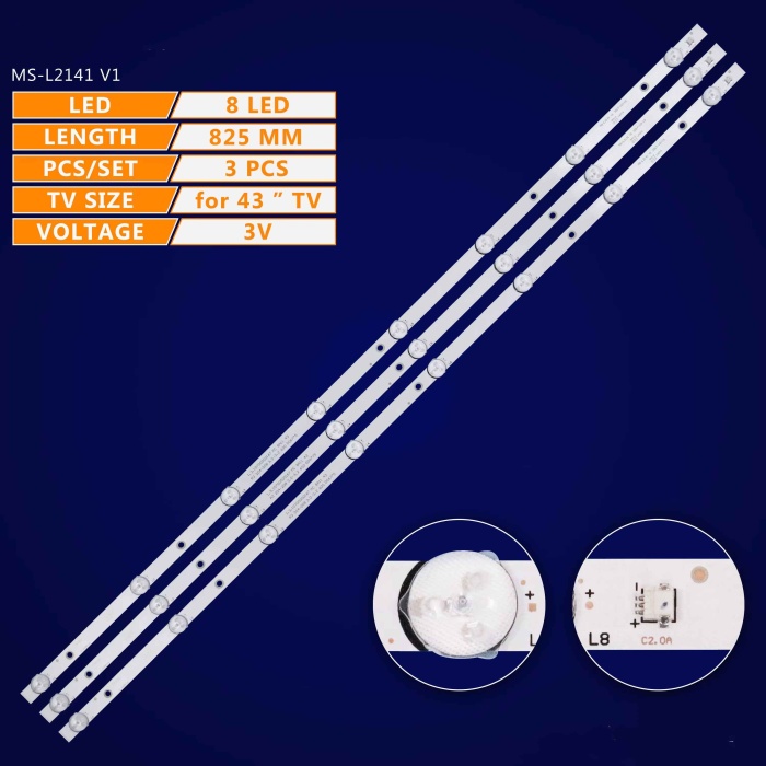 MSL-2141, LED BAR, MS-L2141, V1 , 1.3.10700000167, 1.3.10700000167, MC, BACKLIGHT, PANEL LEDLERİ