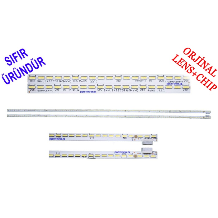 VESTEL 49UD9500, 49UD9400, 49UD9390, 49UD9590, 49UD9160, 49UD9290, LED BAR, REGAL 49R8560U, 17ELB49UER1 98LEDLİ