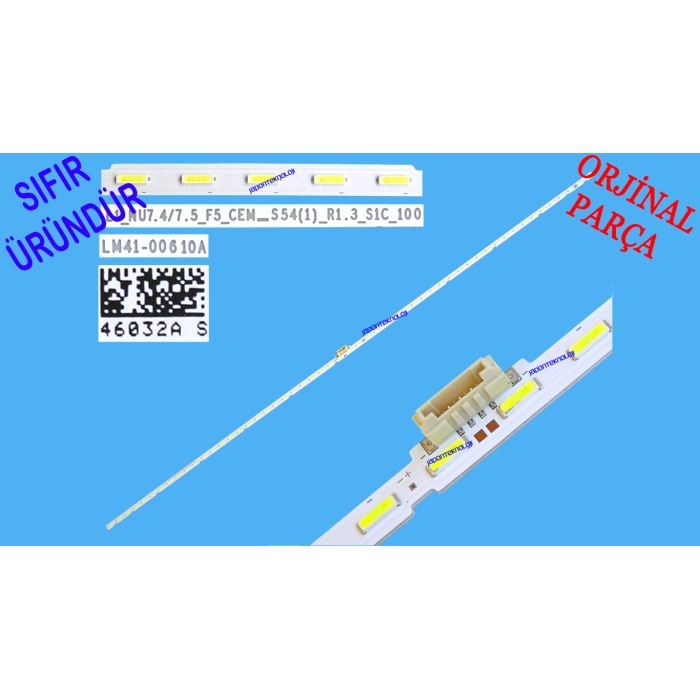 SAMSUNG, UE65NU7400U, UE65NU7500U, UE65RU7400U, UE65RU7440U, QM65R-A, QM65R-B, QM65R, LED BAR, BACKLIGHT, PANEL LEDLERİ, V8N4-650SM0-R1, BN96-46032A