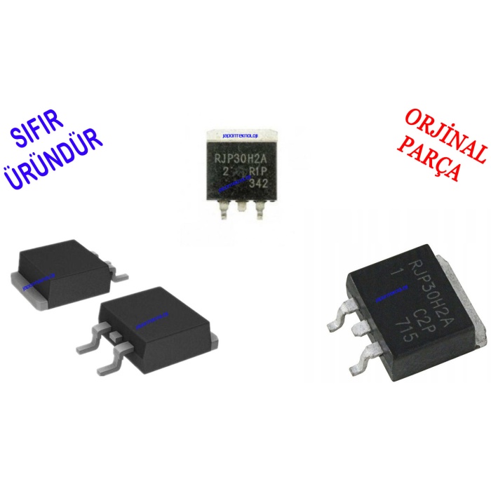 RJP30H2A, RJP30H2, D2PAK, IGBT, RJP 30H2A, IGBT Transistör, RJP30H2ADPE-00-J3 TO-263 35A 360V N-CHANNEL IGBT TRANSISTOR