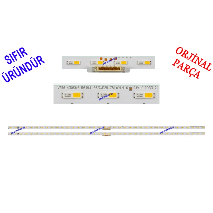 SAMSUNG, QN43LS03TAFXZA, QN43Q60TBFXZA, QN43Q6DTAFXZA, QN43LS01TAFXZA, LED BAR, BN61-15482A, V0T6-430SM0-R0, BN96-50381A,