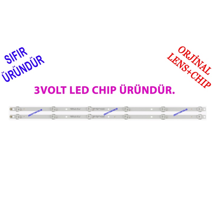 PHILIPS, 32PHS4012/12, LED BAR, BACKLIGHT, PANEL LEDLERİ, SVK320AI1_WICOP_6LED_Rev03_20170427, 3VOLT LED CHIP